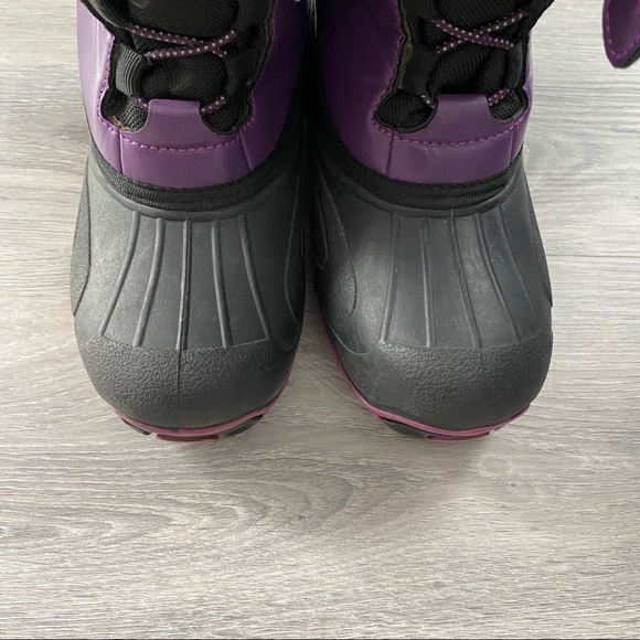 McKinley Winter Apollo Purple & Black Girls Boots - Picture 5 of 11